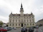 Laa an der Thaya, Neorenaissance Rathaus, erbaut von 1898 bis 1899 von Architekt   Peter Paul Brang (19.04.2014)