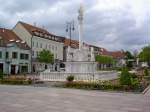 Tulln, Dreifaltigkeitssule am Hauptplatz (20.04.2014)