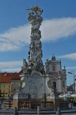 Dreifaltigkeitssule auf dem Rathausplatz in St.