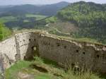 Burgruine Ruttenstein, ehemalige Hhenburg auf 758 M.