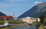 Blick auf die Esplanade in Bad Ischl am 05.08.2012