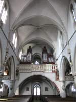 Traun, Orgelempore der Stadtpfarrkirche St.