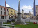 Lambach, Marktplatz mit Portalgebude des Stifts (05.05.2013)