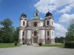 Lambach, Paurakirche in Stadl-Paura, erbaut von 1714 bis 1725 durch Abt Maximilian   Pagl, Baumeister Johann Michael Prunner (05.05.2013)