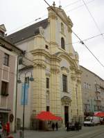 Linz, Karmeliterkirche in der Landstrae, erbaut von J.