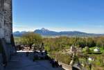 Salzburg - Blick von der Festung Hohensalzburg in Richtung Chiemgauer Berge - 25.04.2012