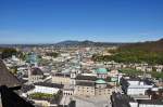 Blick von der Festung Salzburg ber die Stadt nach Norden - 25.04.2012