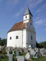 Hollenegg, Patriziuskirche, erbaut 1777 vom Baumeister von Schloss Hollenegg (19.08.2013)
