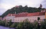 Grazer Schlossberg mit dem Uhrturm.