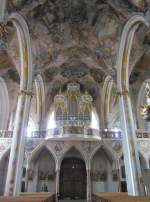 Hall, Orgelempore der St.