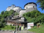 Kufstein, Festung mit Kaiserturm, erbaut von 1518 bis 1522 (08.06.2013)