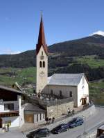 Flie, Maria Opferung Kirche im Ortsteil Hochgallmigg, erbaut 1707 bis 1734 (28.04.2013)