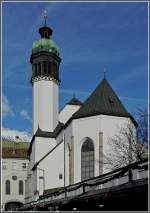 Die Hofkirche in Innsbruck aufgenommen am 22.12.09.