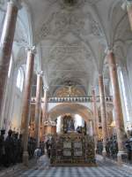 Innsbruck, Hofkirche oder Schwarzmander Kirche, erbaut von 1553 bis 1563 als Grabkirche fr Kaiser Maximilian I.