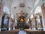 Innsbruck, Altre in der Stiftskirche Wilten, Fresken von Kaspar Waldmann (03.07.2014)