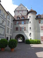Feldkirch, Churer Tor, erbaut 1491 als Teil der alten Stadtmauer (03.06.2021)