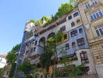 Wien, Hundertwasserhaus, erbaut von 1983 bis 1985 (21.04.2019)