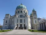 Wien, Friedhofskirche zum heiligen Karl Borromus, erbaut von 1908 bis 1911 nach Entwrfen des Architekten Max Hegele (21.04.2019)