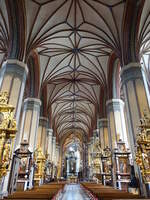 Frombork / Frauenburg, Innenraum mit Hochaltar von 1504 in der Kathedrale St.