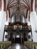Lidzbark Warminski / Heilsberg, Orgelempore in der Pfarrkirche St.