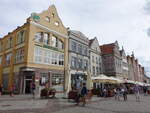 Olsztyn / Allenstein, Giebelhuser am Rynek Platz (05.08.2021)