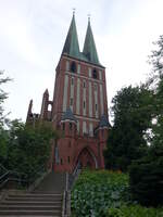 Olsztyn / Allenstein, Garnisonskirche, erbaut von 1910 bis 1915 (05.08.2021)