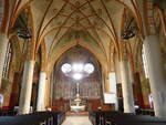 Olsztyn / Allenstein, neugotischer Innenraum in der Garnisonskirche (05.08.2021)
