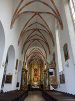 Gniezno / Gnesen, Hochaltar in der Franziskanerkirche (12.06.2021)