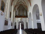 Gniezno / Gnesen, Orgelempore in der Franziskanerkirche (12.06.2021)