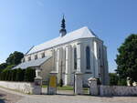 Bodzentyn, Pfarrkirche Maria Himmelfahrt, erbaut von 1440 bis 1452 (18.06.2021)