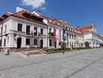 Sandomierz, historische Huser am Rynek Platz (18.06.2021)