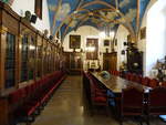 Krakau, historische Bibliothek im Collegium Maius (04.09.2020)