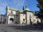 Krakau, barocke Karmeliterkirche Maria auf dem Sande, erbaut bis 1679 (04.09.2020)