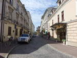 Krakau, historische Huser in der Poselska Strae (04.09.2020)