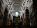 Krakau, barocker Innenraum der Erzengel Michael Kirche, Altre von Antonio Solari (04.09.2020)