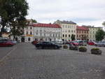 Krakau, historische Huser am Plac Wolnica (04.09.2020)