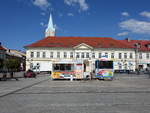 Oswiecim / Auschwitz, Rathaus am Hauptplatz Rynek (05.09.2020)