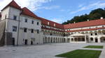 Sucha Beskidzka, Renaissance-Schloss, erbaut von 1554 bis 1580 (05.09.2020)