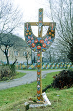 Kreuz in Zalipie-Malet.