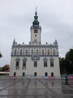 Chelmno / Kulm, Rathaus am Rynek Platz, erbaut von 1567 bis 1572 (06.08.2021)