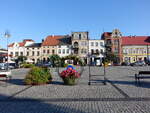 Golub-Dobrzyn / Gollub, Huser am Rynek Platz (07.08.2021)