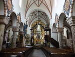 Strzelno / Strelno, Innenraum der Dreifaltigkeits- und Marienkirche (12.06.2021)