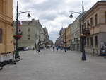 Lodz, Blick in die Piotrowska Strae mit Bauten aus dem 19.