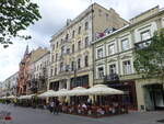 Lodz, historische Huser entlang der Piotrkowska Strae (13.06.2021)