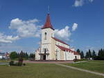 Jaroslaw, Bruder Albert Kirche in der Zamojska Strae, erbaut von 2003 bis 2007 (16.06.2021)