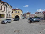 Jaroslaw, historische Huser am Rynek Platz (16.06.2021)