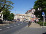 Lublin, historische Huser in der Bernardynska Strae (15.06.2021)