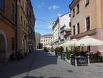 Lublin, historische Huser in der Dominikanska Strae (15.06.2021)