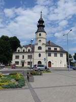 Tomaszow Lubelski, historisches Rathaus am Rynek Platz (16.06.2021)