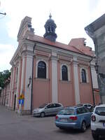 Zamosc, Klarissenklosterkirche in der Bernarda Moranda Strae (16.06.2021)